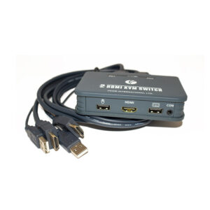 Kvm Switch Vcom 2 Port Hdmi Dd221 (6m)