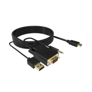 Cable Vcom Vga/M To Hdmi/M W/Audio1.8m (1m)